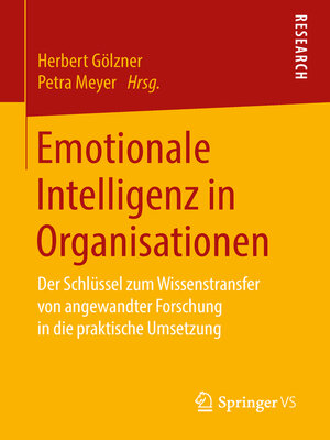 cover image of Emotionale Intelligenz in Organisationen